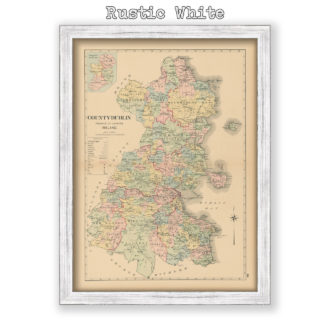 County Dublin - Antique Map