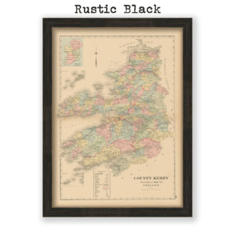 County Kerry - Antique Map