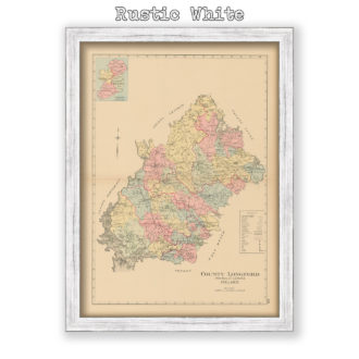 County Longford - Antique Map