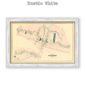 Barnstable Village, Massachusetts Antique Map Reproduction