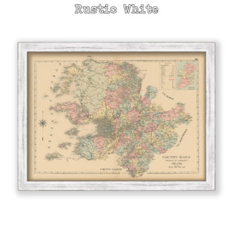 County Mayo - Antique Map