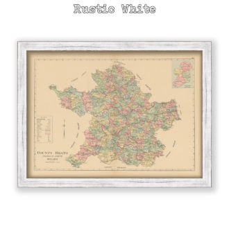 County Meath - Antique Map