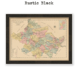 County Tyron - Antique Map