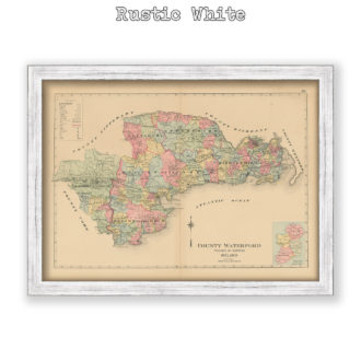 County Waterford - Antique Map