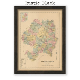 County Wicklow - Antique Map