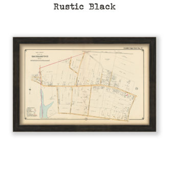 Nothwesterly part of Southampton, Long Island, NY Antique Map Reproduction