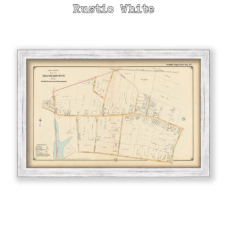 Nothwesterly part of Southampton, Long Island, NY Antique Map Reproduction