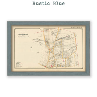 North Easterly part of Southampton, Long Island, NY Antique Map Reproduction