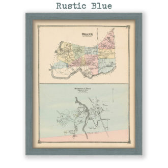 Dracut, Massachusetts Antique Map Reproduction