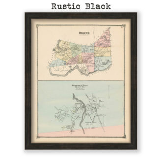 Dracut, Massachusetts Antique Map Reproduction