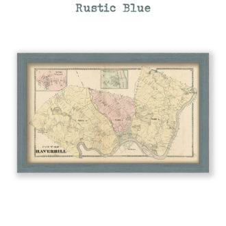 Haverhill, Massachusetts Antique Map Reproduction