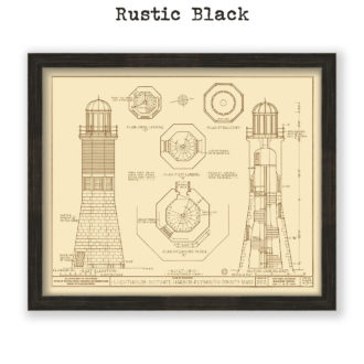 Scituate Lighthouse, Massachusetts Drawing and Plans Reproduction