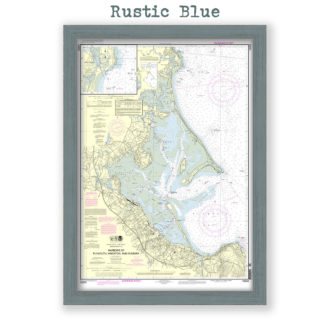 Plymouth, Kingston and Duxbury Harbors, Massachustts Nautical Chart Reproduction