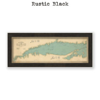 Long Island Sound, New York Antique Map Reproduction