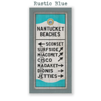 Nantucket Beach Direction Sign Print on Fine Art Paper