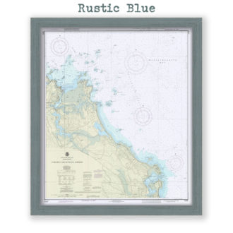 Cohasset and Scituate Harbors, Massachusetts Nautical Chart Reproduction