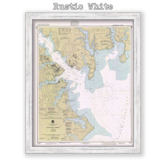 Annapolis Harbor, Maryland Nautical Chart Reproduction