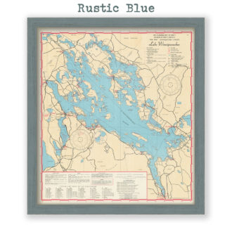 Lake Winnepesaukee Navigation Chart Reproduction