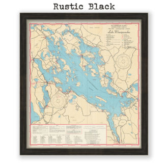 Lake Winnepesaukee Navigation Chart Reproduction