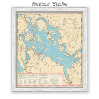 Lake Winnepesaukee Navigation Chart Reproduction