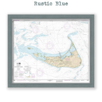 Nantucket, Massachusetts Nautical Chart Reproduction