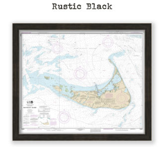 Nantucket, Massachusetts Nautical Chart Reproduction