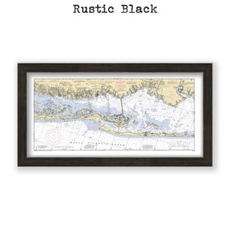 Fire Island, New York Nautical Chart ReproductionNautical Chart Reproduction