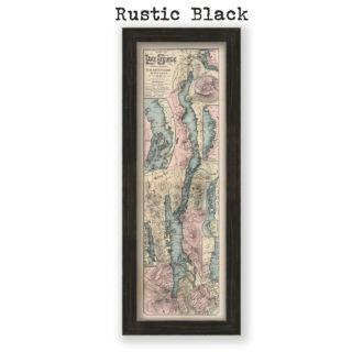 Lake George Antique Map Reproduction