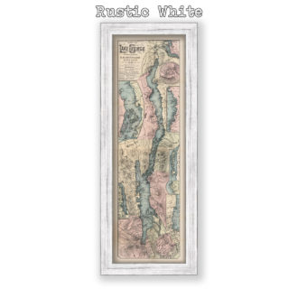 Lake George Antique Map Reproduction