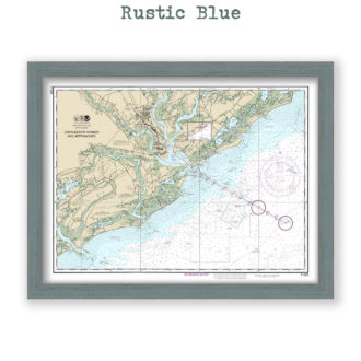 CHARESTON HARBOR and Approaches, South Carolina - Nautical Chart Reproduction