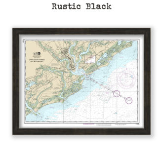 CHARESTON HARBOR and Approaches, South Carolina - Nautical Chart Reproduction