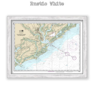 CHARESTON HARBOR and Approaches, South Carolina - Nautical Chart Reproduction