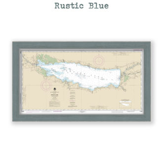 Oneida Lake, New York Nautical Chart Reproduction