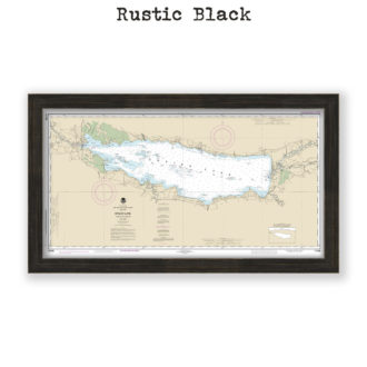 Oneida Lake, New York Nautical Chart Reproduction