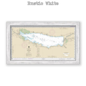 Oneida Lake, New York Nautical Chart Reproduction