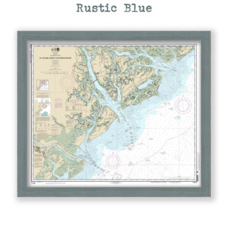 Hilton Head, South Carolina Nautical Chart Reproduction