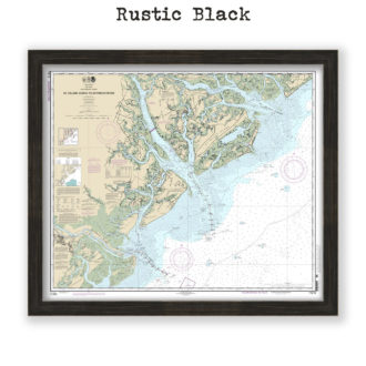 Hilton Head, South Carolina Nautical Chart Reproduction