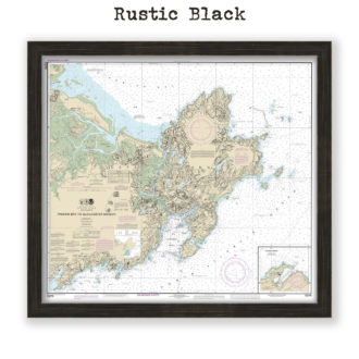 Ipswich Bay to Gloucester Harbor and Rockport Harbor, Massachusetts Nautical Chart Reproduction