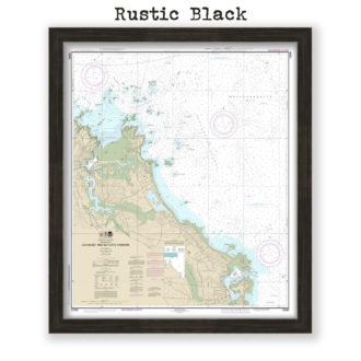 Cohasset and Scituate Harbors, Massachusetts Nautical Chart Reproduction