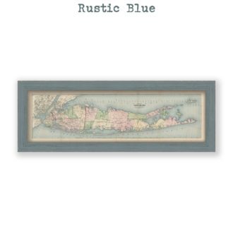 Long Island, New York Antique Map Reproduction