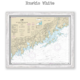 North Shore of Long Island Sound Nautical Chart Reproduction