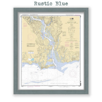 Connecticut River Nautical Chart Reproduction