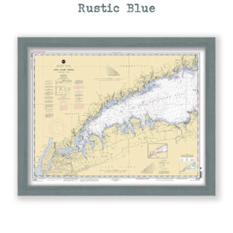 Long Island Western Part Nautical Chart Reproduction