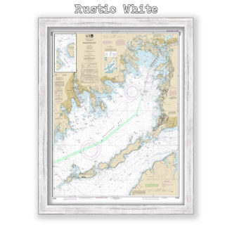 Buzzards Bay, Cape Cod, Massachusetts Nautical Chart Reproduction