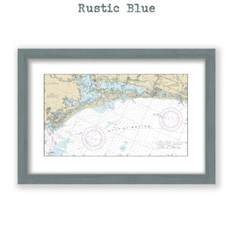 Fort Myers Beach, Florida Nautical Chart Reproduction