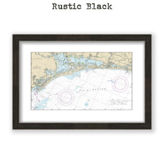 Fort Myers Beach, Florida Nautical Chart Reproduction