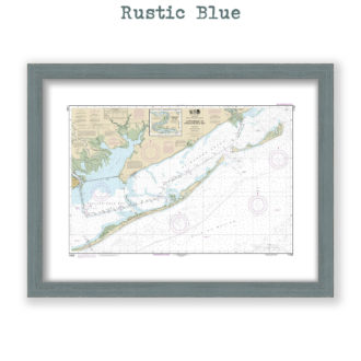 Carrabelle to Apalachicola Bays, Florida Nautical Chart Reproduction