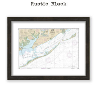 Carrabelle to Apalachicola Bays, Florida Nautical Chart Reproduction