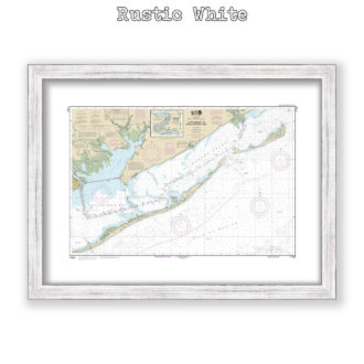 Carrabelle to Apalachicola Bays, Florida Nautical Chart Reproduction