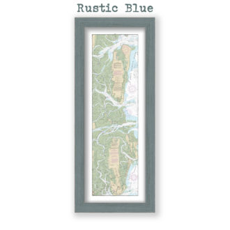 Saint Simon Sound, Georgia Nautical Chart Reproduction